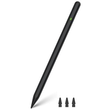Imagem de Lápis para iPad 9ª/10ª geração, carregamento rápido de 15 minutos para Apple Pencil USB C, sensibilidade de inclinação para iPad Pencil, caneta Stylus de desenho compatível com iPad 2018-2025