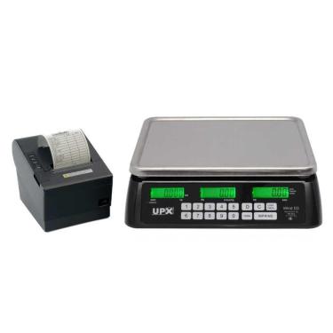 Imagem de Combo Restaurante Balança 32 Kg Wind D3 E Impressora De Comandas Bivolt - Upx