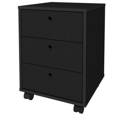 Imagem de Gaveteiro Com Rodinhas New Preto