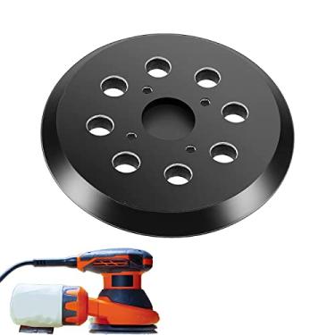Imagem de Donanim Almofada de Lixa de 5" com Gancho e Alça de Substituição, Compatível com Lixadeira Orbital Aleatória Ridgid R2600, R2601