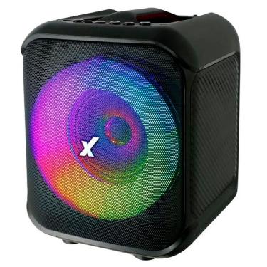 Imagem de Caixa Som Amplificada Portátil Bluetooth 150W Rms Fm Mp3 Usb Led Bateria Bivolt Amvox Aca 150 Pop