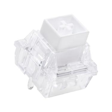 Imagem de KPREPUBLIC Interruptor Wukong Everglide Wu Kong Linear para teclado mecânico magnético 37 g 47 g 100 m 3,4 mm PC POM 640 Gs pré-lubrificado de fábrica (Everglice Wukong Switch x35)