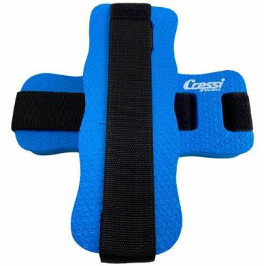 Imagem de Caneleira de Hidroginástica Cressi Kick Power 1 a 2 Kg, Azul