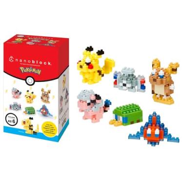 Imagem de nanoblock - Conjunto elétrico Pokémon Tipo 1 (caixa com 6) [Pokémon], Nanoblock Mininano Series Kit de construção completo