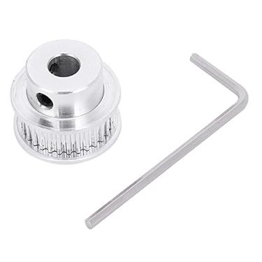 Imagem de 2gt 30 dentes Polia de cronometragem, polia de cinto Liga de alumínio síncrona de alumínio Partes impressora 3D 5/6/8/10mm para correia de tempo de 6 mm de largura 6mm (Roda síncrona de 30 mm de 5