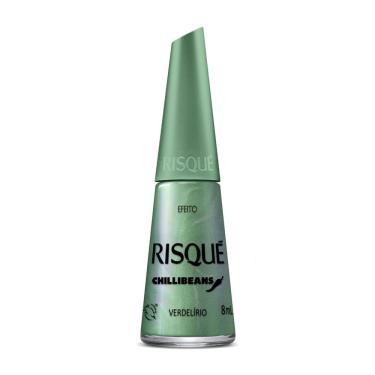Imagem de Esmalte Verde Água Risqué Chilli Beans Efeito Cor Verdelírio 8ml