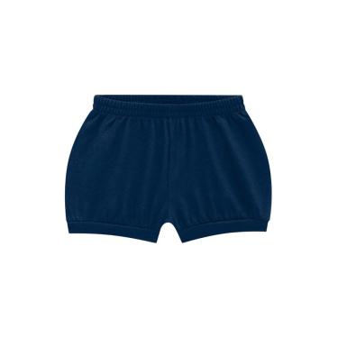 Imagem de Shorts Básico Bebês De Malha Azul Brandili