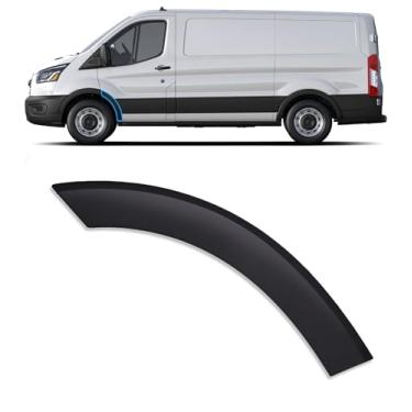 Imagem de YUWUTF Para-lama da porta dianteira esquerda molde de acabamento em arco de roda compatível com 2015-2023 Ford Transit 150 250 350 350HD parte traseira