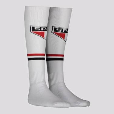 Imagem de Meião São Paulo Infantil Branco - Rikam, 25-28