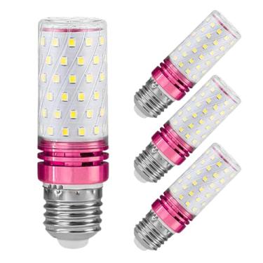 Imagem de Lâmpadas LED de milho E26, luz natural de 12W 4000K, equivalente a lâmpadas de halogêneo E26 de 100W, CA 110-220V, ângulo de feixe de 360°, lâmpada de milho LED SES de parafuso Edison, não regulável