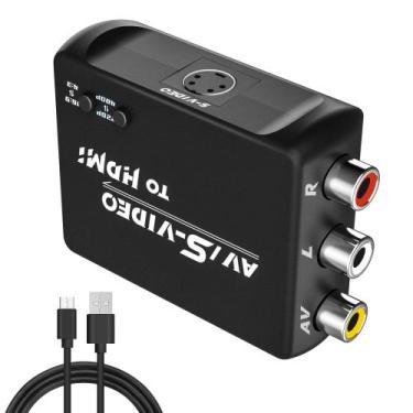 Imagem de Conversor de vídeo FeiEver RCA AV/S-Video para HDMI 720P/480P