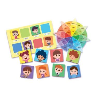Imagem de Jogo Emoções Inclusão Autista Criatividade Diversão Criança Presente I