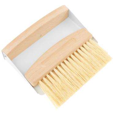 Imagem de ZJRDYYK Conjunto de pá e escova pequena, vassoura de mão com conjunto de pá de lixo, panela portátil com escova, mini vassoura de mão e conjunto de pá de lixo para bancadas, mesa, areia de gato, carro