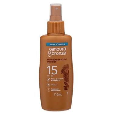 Imagem de Bronzeador Fluído com Cor Cenoura & Bronze FPS 15 110ml