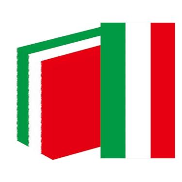 Imagem de Deorfuy Guardanapos de festa italianos, 100 peças de toalhas de papel descartáveis com tema italiano, decoração de aniversário, guardanapo vermelho branco verde utensílios de mesa suprimentos de