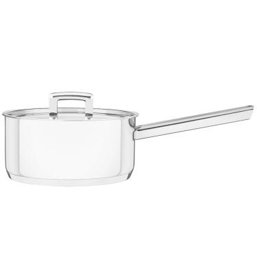 Imagem de Panela Tramontina Brava 16 cm 1,4 L em Aço Inox Fundo Triplo com Tampa Plana e Cabo 62401160