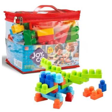 Imagem de Blocos De Construção 98Pçs Brinquedo Montar Pedagogico Bambola