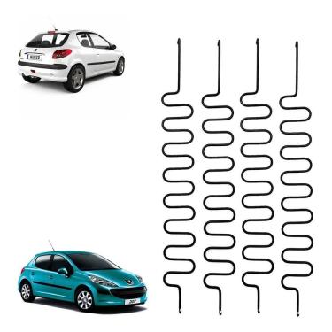 Imagem de Mola Assento Banco Dianteiro Peugeot 206 207 Kit 4 Peças