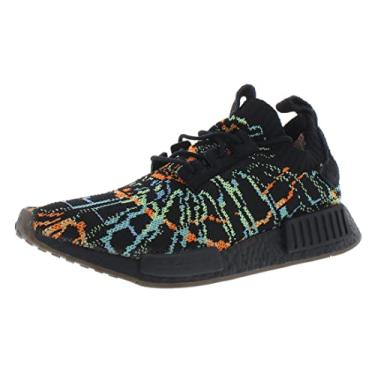 Imagem de adidas Tênis masculino NMD_r1, Preto/Neon/Preto, 4