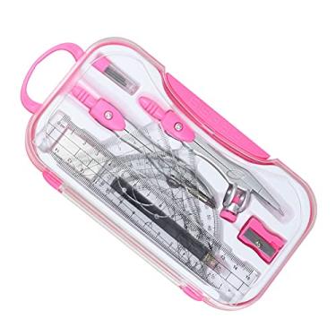 Imagem de Bússola geométrica kit de geometria matemática - 10 peças por conjunto bússolas para estudantes conjunto geométrico bússola escolar de metal profissional de alta precisão conjunto de desenho bússola