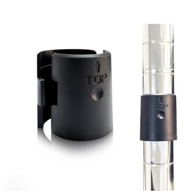 Imagem de 8 peças de clipes de prateleira de arame - Clipes de metal de nível industrial para postes de 2,5 cm, peças de prateleiras de arame, trava resistente (2,5 cm, pacote, 8 cm)