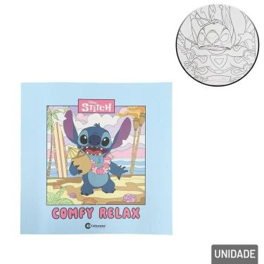 Imagem de Livro de Colorir Stitch Comfy Relax - Tudo em Caixa