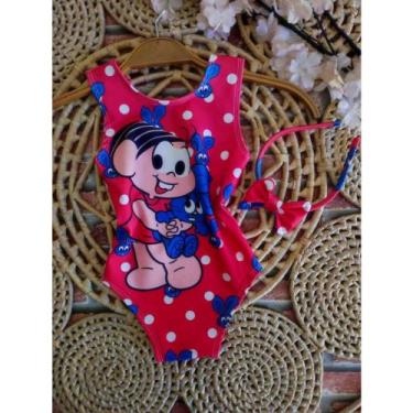 Imagem de Bodys Menina Infantil Temático Monica Rosa +Tiara - EDYNHOKIDS, 01 ANO