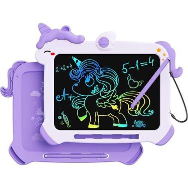 Imagem de Tablet de escrita LCD Kikapabi Unicorn Colorful Screen Girls