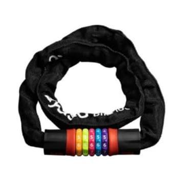 Imagem de Cadeado Multiuso Para Moto E Bicicleta | Com Corrente | Uso Em Capacete, PortãO E Porta(BL42)