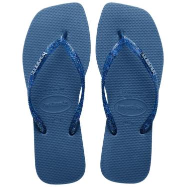 Imagem de Chinelo Havaianas Square Logo Metalic Bico Quadrado Feminino-Feminino