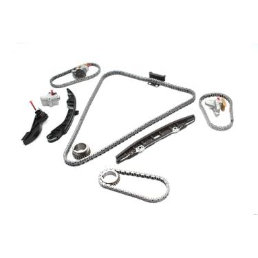 Imagem de CNS Kit de corrente de distribuição compatível com Nissan Pathfinder 17-20 e serve para motor Infiniti QX60 3.5L V6 VQ35DD, conjunto de temporização de substituição com correntes, rodas dentadas