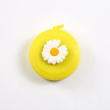 Imagem de Fita métrica portátil fita adesiva macia fofa ferramenta de medição de 1,5 m/150 cm (margarida)