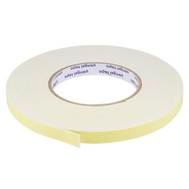 Imagem de Fita de espuma de vedação 12 mm de largura 1,5 mm de espessura 8 m/26,25 pés de comprimento, fita de EVA autoadesiva para isolamento de porta de janela