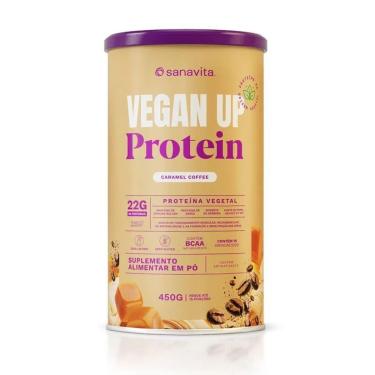 Imagem de Vegan UP Protein - 450g Caramel Coffee - Sanavita-Unissex