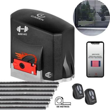 Imagem de Motor de Portão Wifi 127V Garen KDZ Fit Connect 1.3 Base Alumínio até 