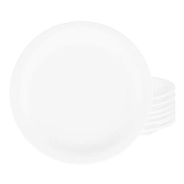 Imagem de Jogo De Pratos Rasos 6 Peças 26Cm Branco Gourmet Pró Oxford