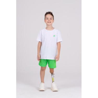 Imagem de Conjunto Infantil Menino Aplique Neon - Vida Costeira Oficial, 6, Bran