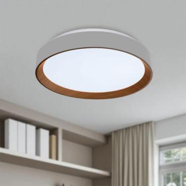 Imagem de Plafon LED Sobrepor Blumenau Arbos 24W Branco Branco Frio Quente Natural TCC Ajustável Bivolt