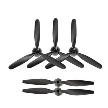 Imagem de ANTSIR RC Plane Propellers Replacement for The Legend war Bird Series 400 4 Channel Hobby Remote Control Airplane - Set of 5 (Black)