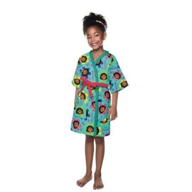 Imagem de Roupão Banho Infantil Aveludado E Atoalhado - Lepper - Colorido - Igual ao da Foto - Encanto - Mabel - M- 6 a 8 anos