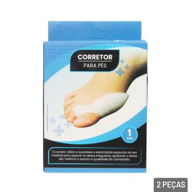 Imagem de CORRETOR PARA DEDOS DE SILICONE 2 PEÇAS ORTOPÉDICO