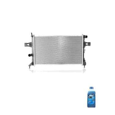 Imagem de Kit Radiador GM Vectra 2006 Brasado Com Ar Condicionado + Aditivo Visconde RV Cool Azul