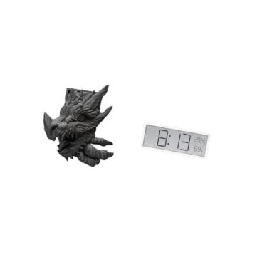 Imagem de Fenteer Relógio de Mesa Digital Multifuncional com Suporte para Livros, Visor Grande E Indicador de Temperatura E Umidade para Sala de Estar, Quarto E Escritó