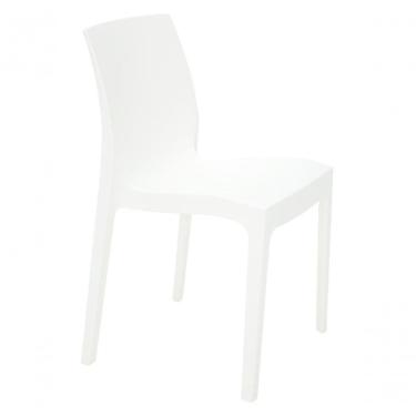 Imagem de Cadeira Tramontina Branca Em Polipropileno Alice Satinada