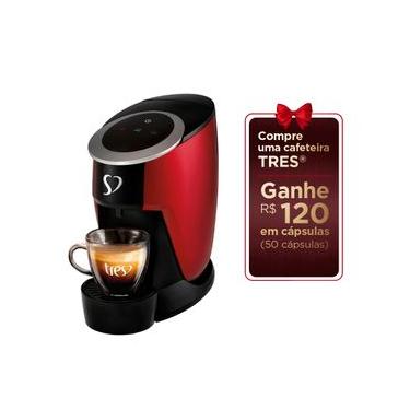 Imagem de Cafeteira Espresso Touch Vermelha Automática - TRES 3 Corações