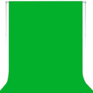 Imagem de Pano de fundo de tela verde para sessão de fotos, cortina profissional de fundo para fotografia de produto, retratos, casamento, festa, gravação de vídeo ao vivo, 35 x 50 m (apenas plano de fundo)