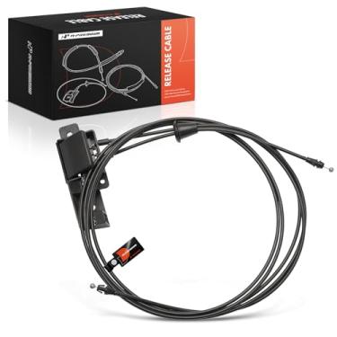 Imagem de A-Premium Cabo de liberação de trava do capô dianteiro sem alça compatível com Chevrolet Corvette 2014-2019, 49,21 polegadas