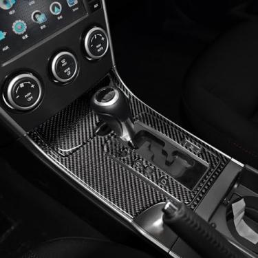 Imagem de BETTERHUMZ Compatível com Mazda 6 2003-2015 Fibra de Carbono Console Central de Carro Painel de Mudança de Engrenagem Adesivo Guarnição da Moldura Capa Decorativa Acessórios de Ajuste Interior (Estilo