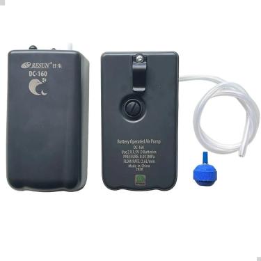 Imagem de Bomba Ar Portatil Aquario Pilha Emergencia Transporte Peixes