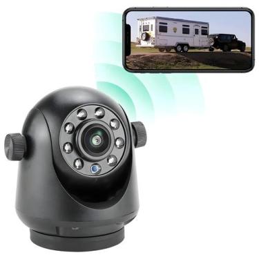 Imagem de Câmera De Ré Magnética GreenYi 5G WiFi Com Visão Noturna Recarregável 